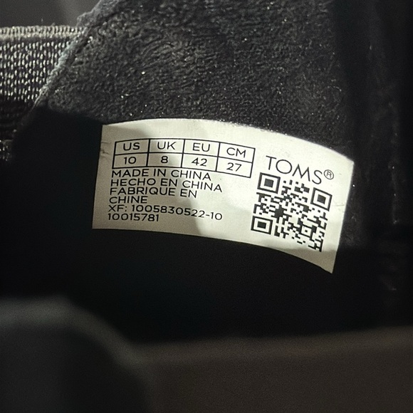 Women’s size 10 | Toms | Black Leather | suede | Wedge Ankle Boots - Picture 3 of 5